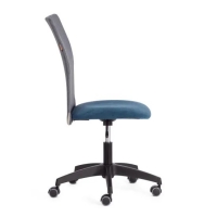 Кресло START флок/ткань синий/серый 32/W-12 - Изображение 3